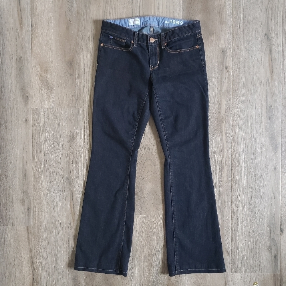 Gap 1969 Curvy Profile Classic Low Rise Blue Jeans